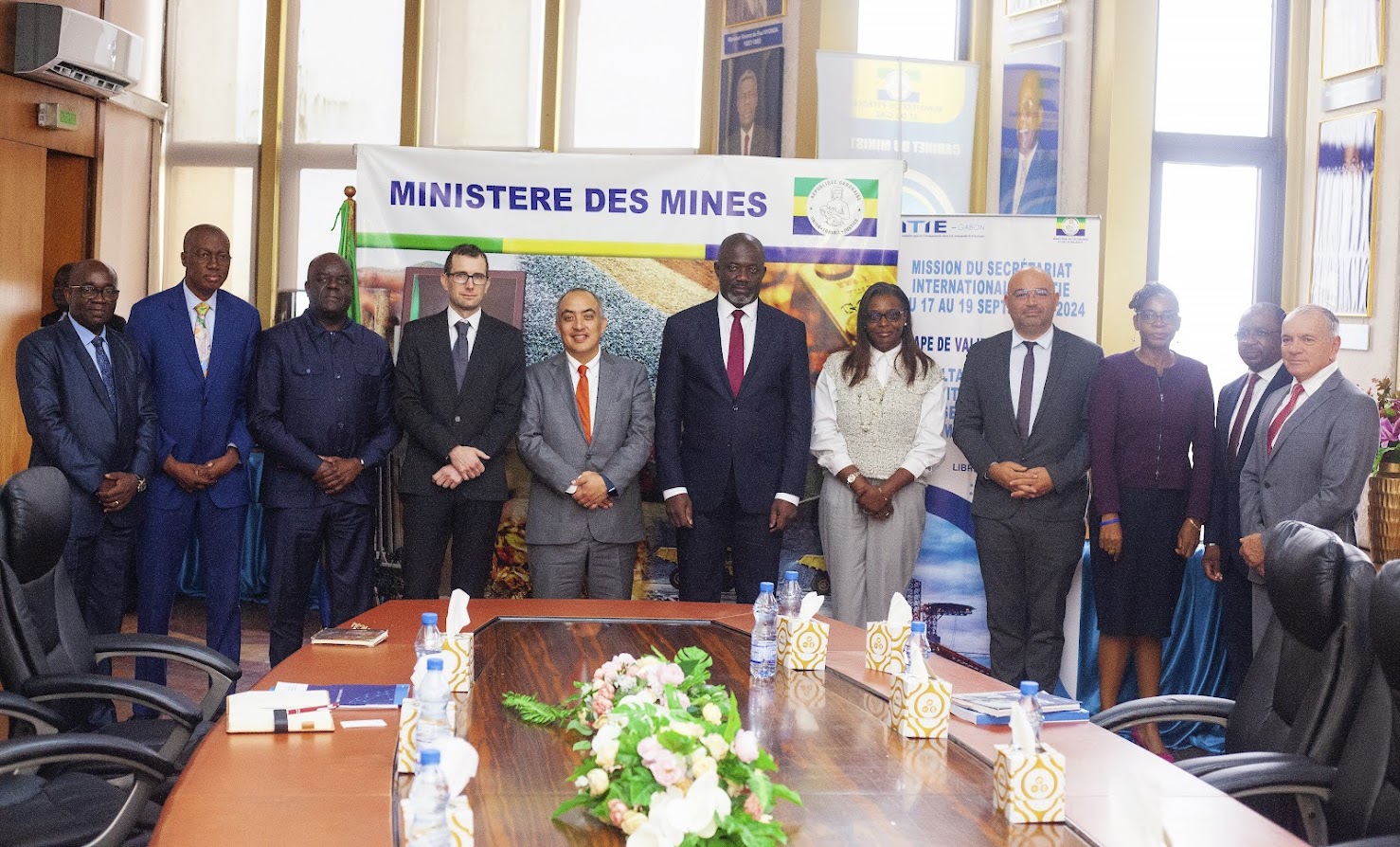 Mission du Secrétariat International de l'ITIE au Gabon: